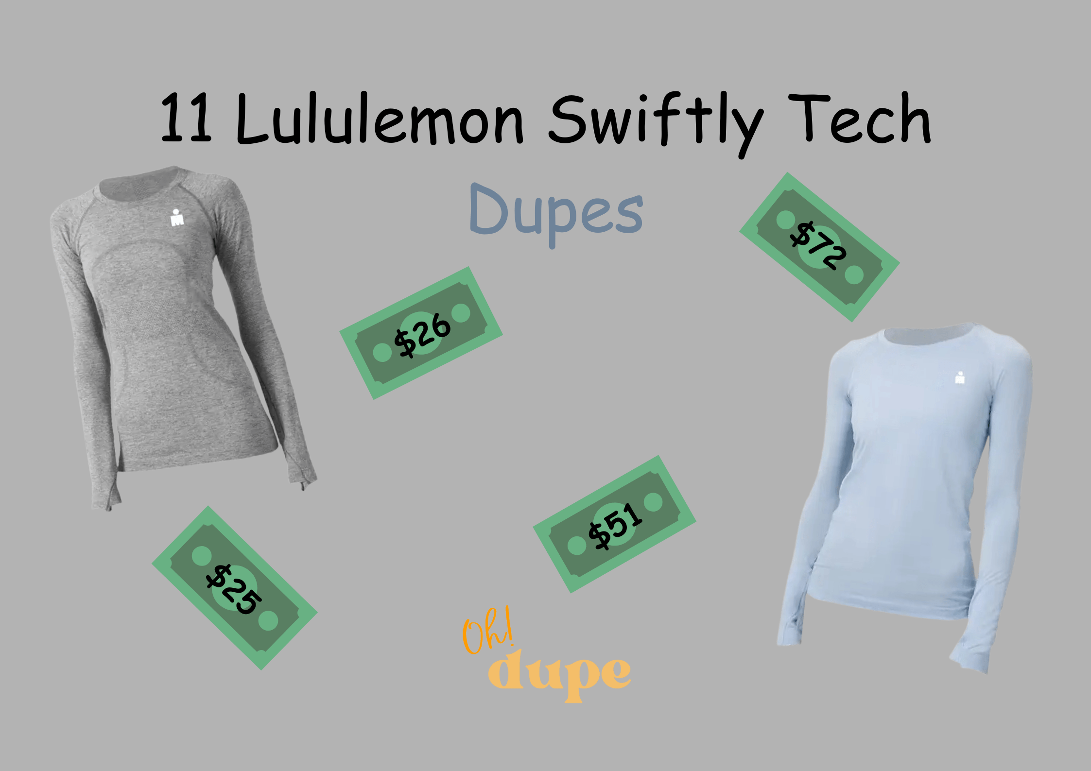 Lululemon Swiftly Tech Dupe