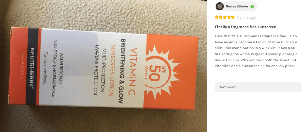 Neutriherbs Tinted Sunscreen with SPF 50 reviews 