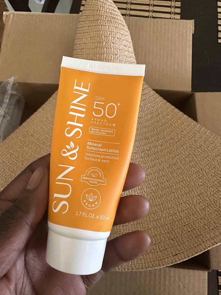 Sun and Shine Mineral Sunscreen Lotion with SPF 50
