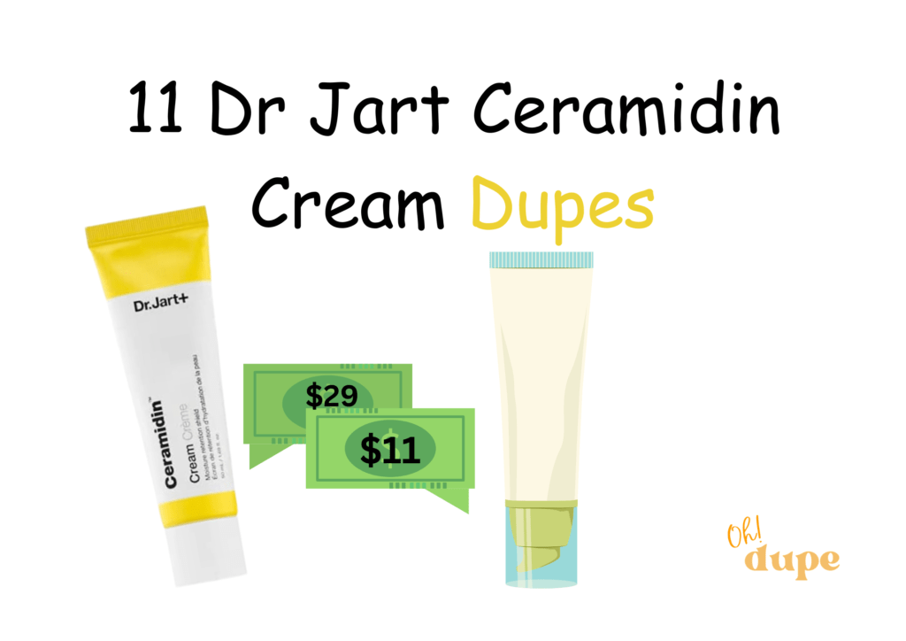 Dr Jart Ceramidin Cream Dupe