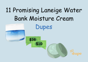 Promising Laneige Water Bank Moisture Cream Dupe