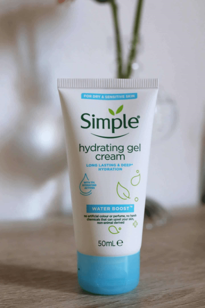 Simple Skincare Water Boost Hydrating Gel Cream