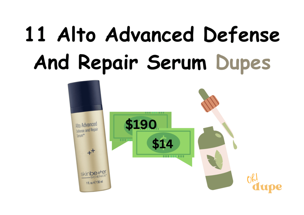Alto Advanced Defense and Repair Serum Dupe