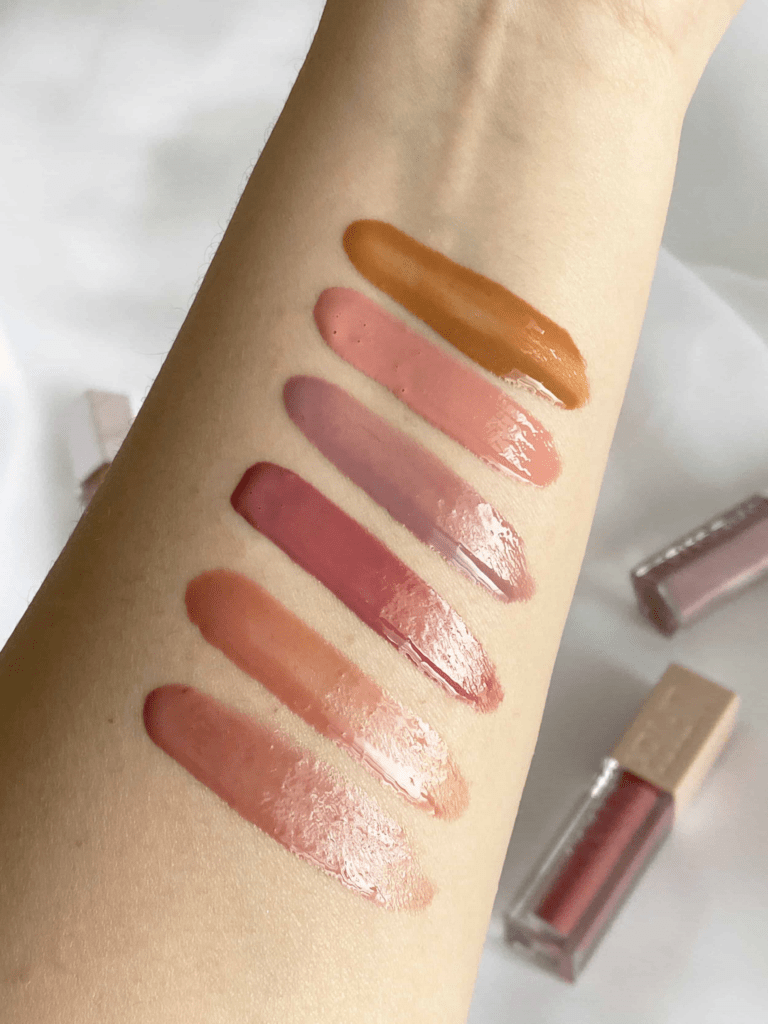 fenty lip gloss swatches