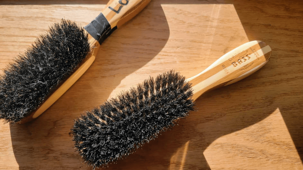 Bass Brushes Semi Oval Boar Wood Brush