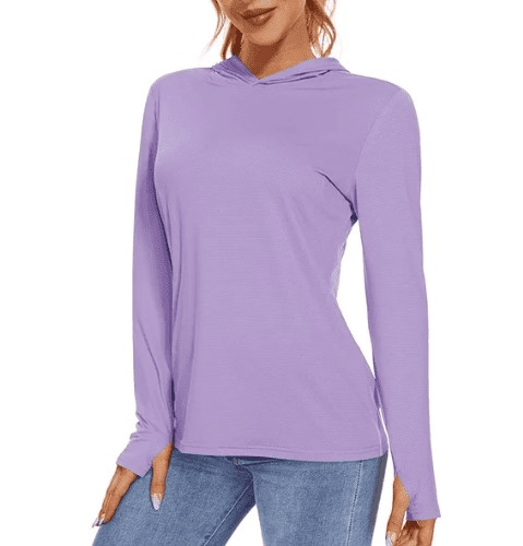 Magcomsen Women's Hoodie Shirt UPF 50+ Sun Protection Long Sleeve UV Shirt