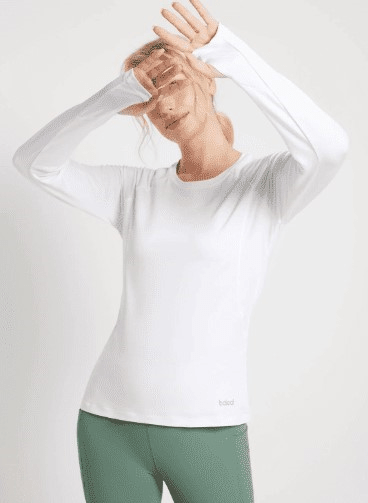 Baleaf Sustainable Thumbhole Mesh Base Layer