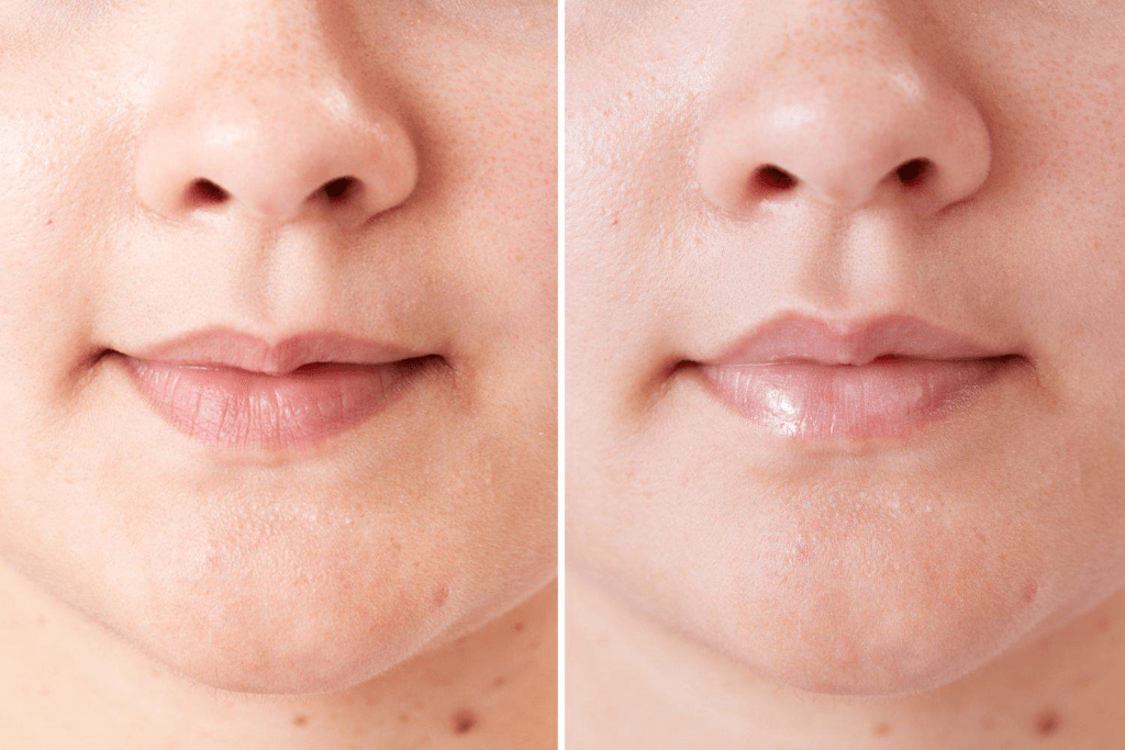 lip plumper before and after 