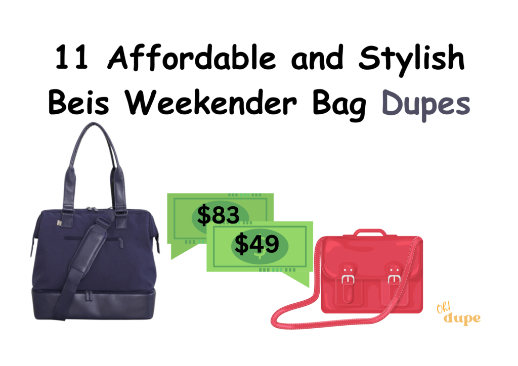 Beis Weekender Bag Dupe