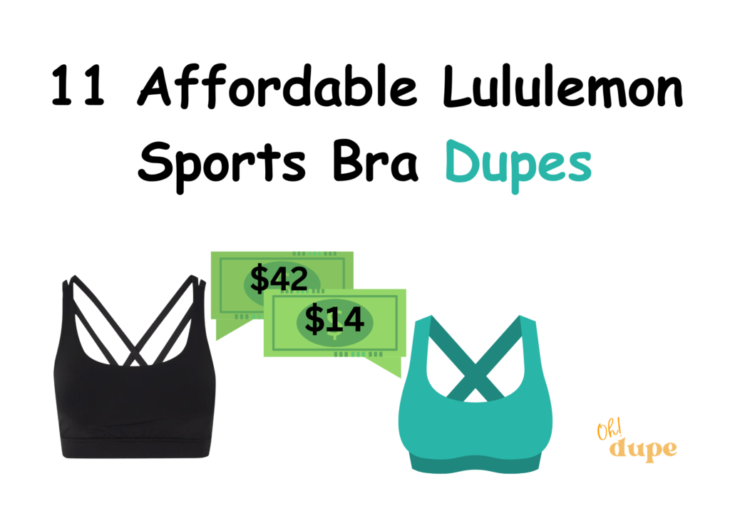 Lululemon Sports Bra Dupe