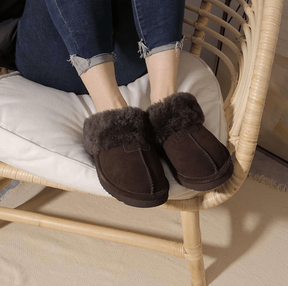 Genuine Australian Sheepskin Women Slippers by Waysoft