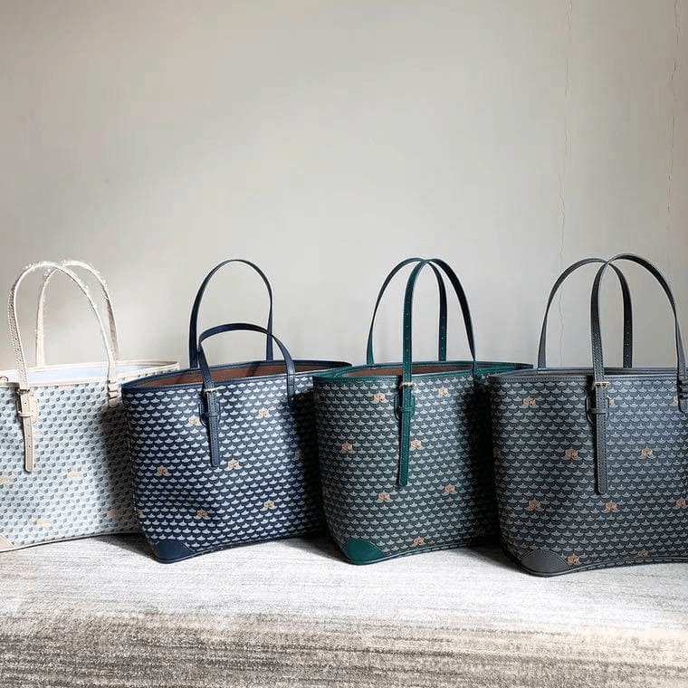 Goyard tote bag dupe for only £49.99 from mango #designerdupe #goyardtote 