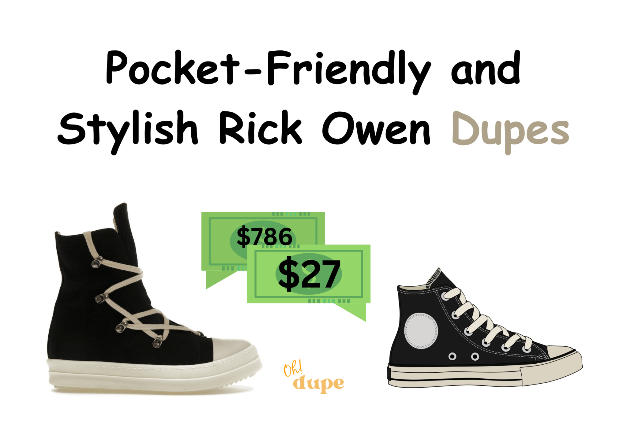Top 11 Pocket-Friendly and Stylish Rick Owen Dupes - ohdupe.com