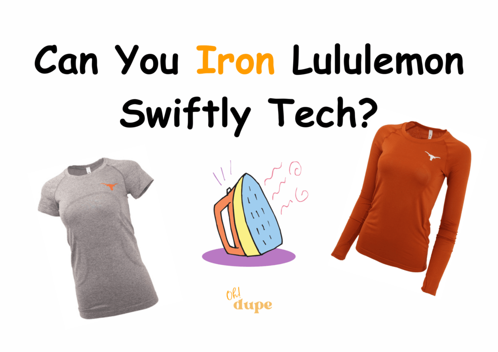 Can You Iron Lululemon Swiftly Tech