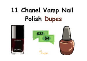 Chanel Vamp Nail Polish Dupe