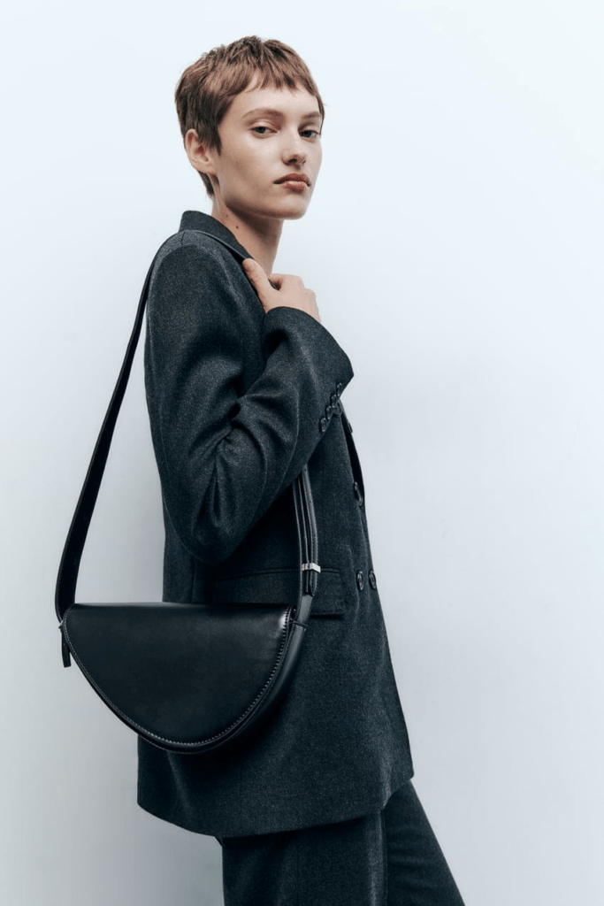 Zara Asymmetric Crossbody Bag 