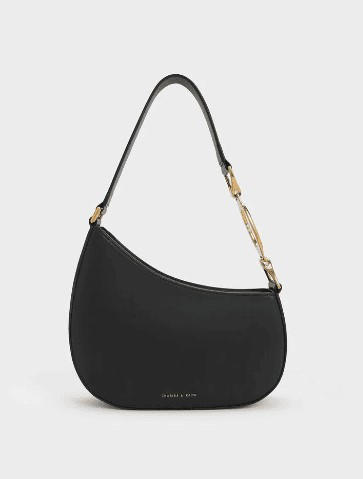 Charles and Keith Asymmetrical Shoulder Bag 