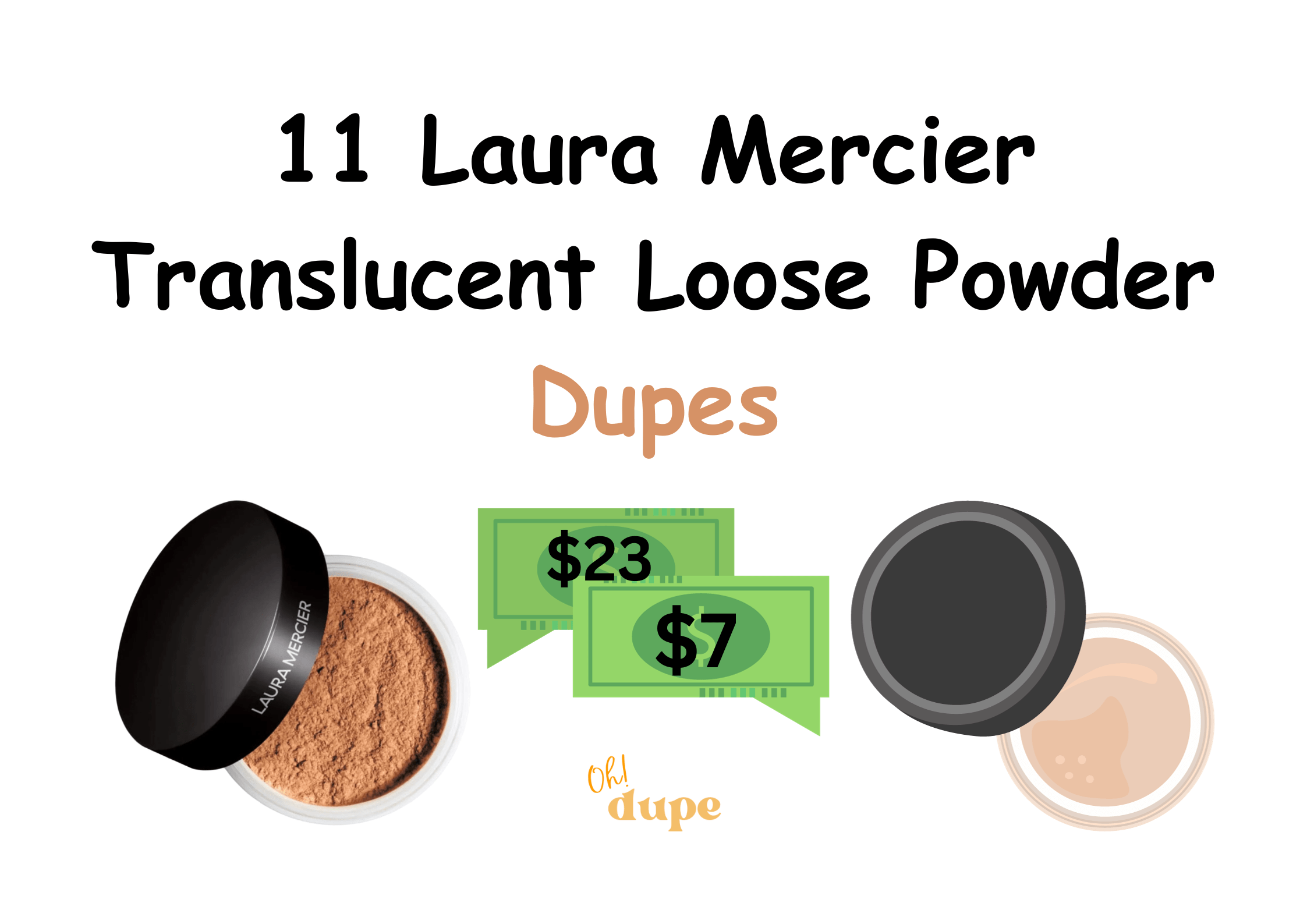 Laura Mercier Translucent Loose Powder dupe