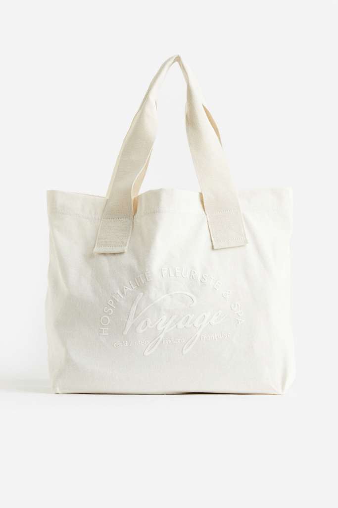H & M Canvas Shopper Bag