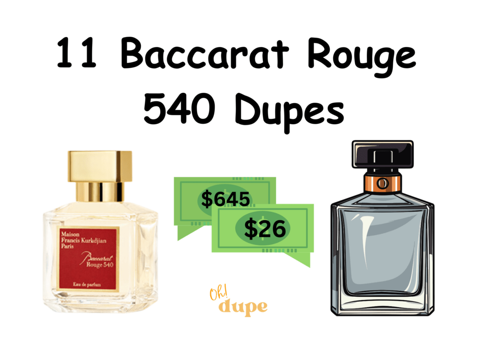 Baccarat Rouge 540 Dupe