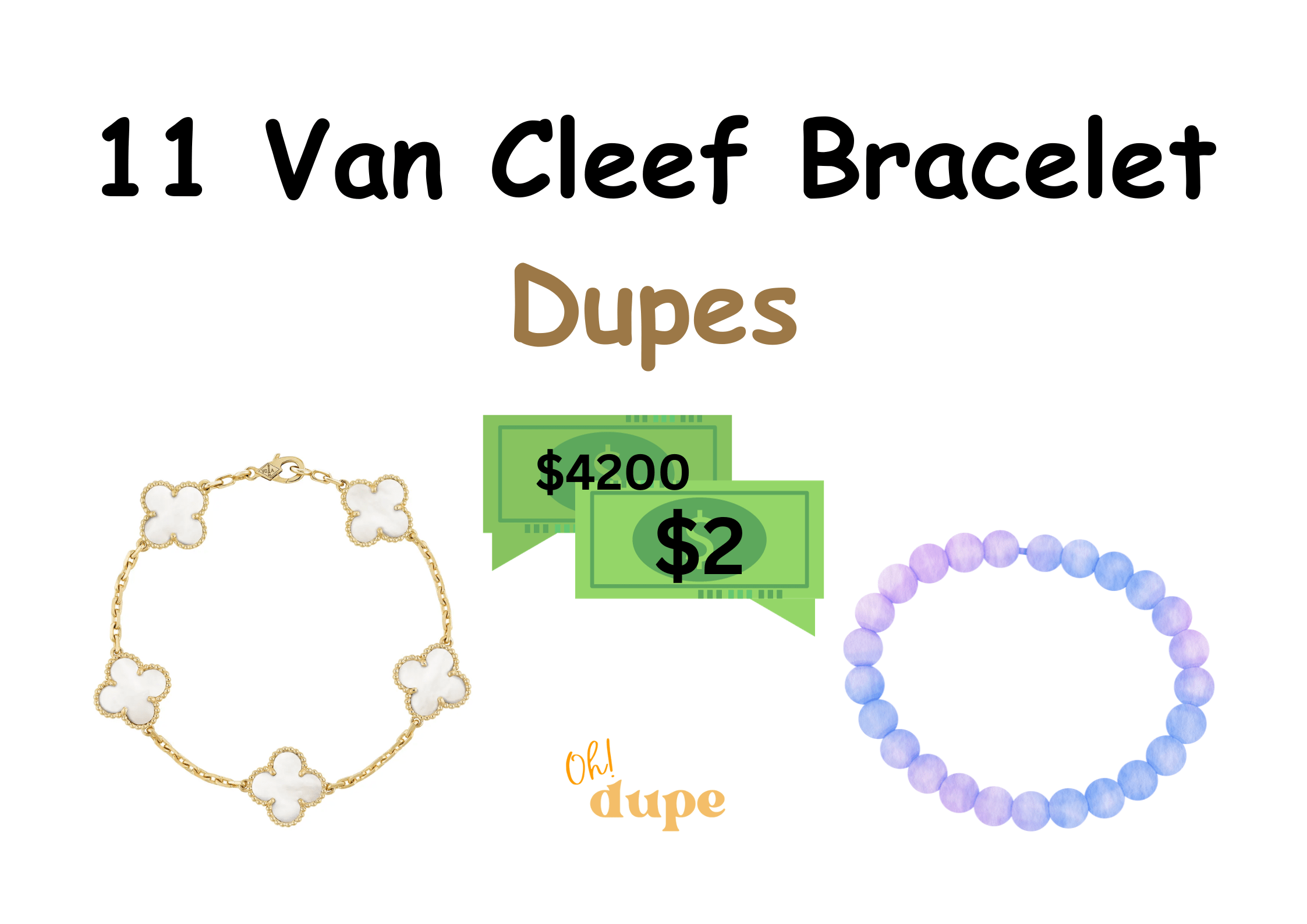Van Cleef Bracelet Dupe