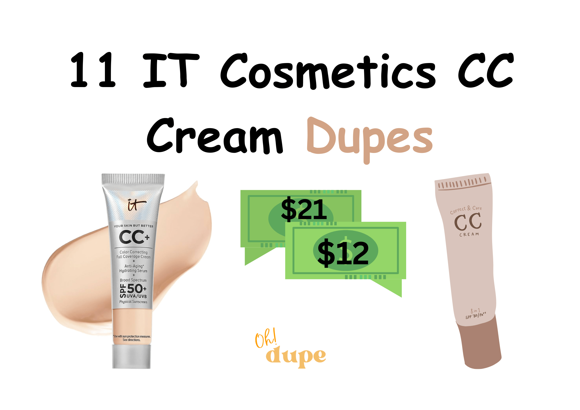 IT Cosmetics CC Cream Dupe